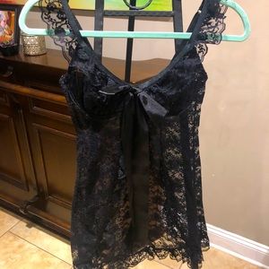 Black lingerie all black lace